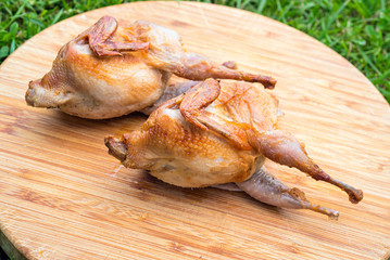 Roasted Partridge quail