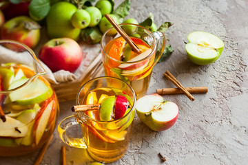 Apple and citrus sangria