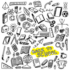 School icons sketch