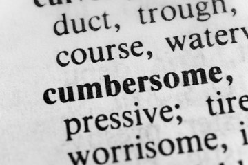 Cumbersome