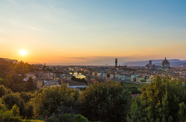 Fototapeta na wymiar Florence, Italy - The capital of Renaissance's art and Tuscany region.