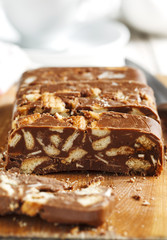 Chocolate Nut Slice
