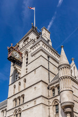 Obraz premium Royal Courts of Justice (1882). London, UK.