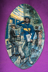 Caminito street in Buenos Aires, Argentina.