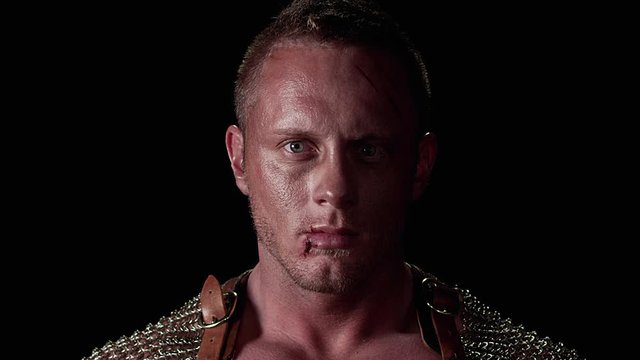 Gladiator Looking Intense