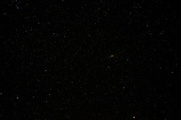 A beautiful night sky with bright stars. Deep space.
