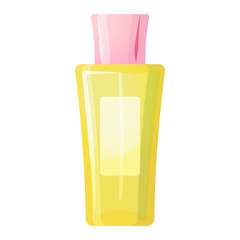 Vector perfume fashion container smell spray. Vector illustration perfume shop symbols elegant merchandise gift. Beauty liquid luxury fragrance aroma perfume bottle aromatherapy.