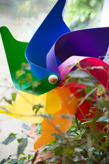 buntes windrad