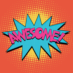 Awesome Comic Book Bubble Text