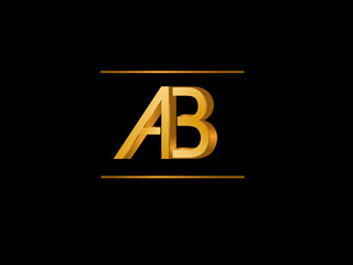 AB Initial Logo for your startup venture