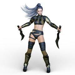 Obraz premium 女性戦士