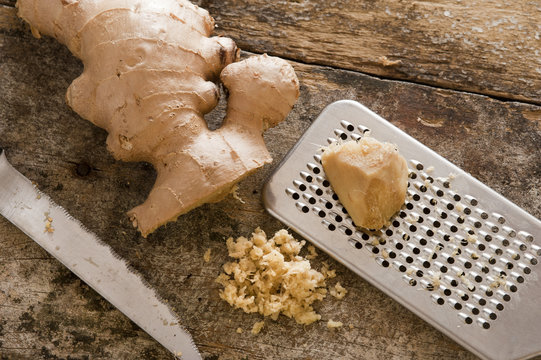 Freshly Minced Or Grated Root Ginger