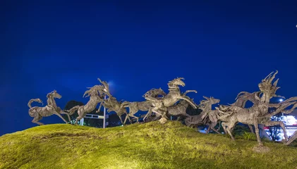 Foto op Plexiglas Artistiek monument Stampede monument in Guadalajara, Jalisco.