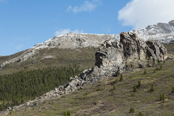 Fototapeta na wymiar Cliffs in Denali