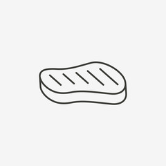 meat outline icon