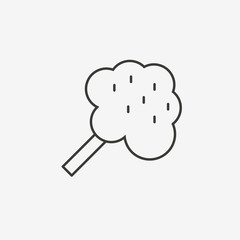 lollipop outline icon