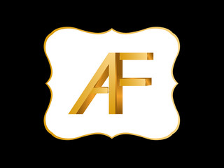 AF Initial Logo for your startup venture