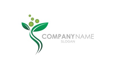 leaf logo concept