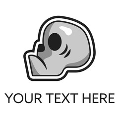 Zombie Monster Skull