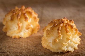 Coconut macaroons christmas cookies