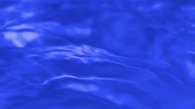 Slow motion blue water texture