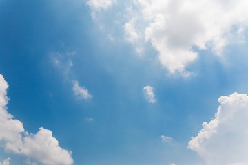 blue sky with cloud