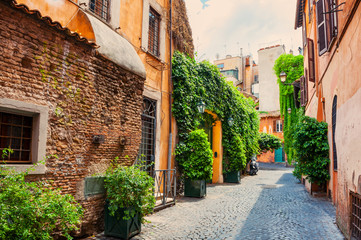 Fototapeta premium Street in Rome, Italy