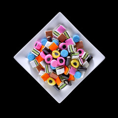 Colorful Candy-Liquorice Allsorts