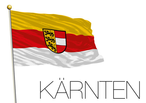 Carinthia regional flag, land of Austria