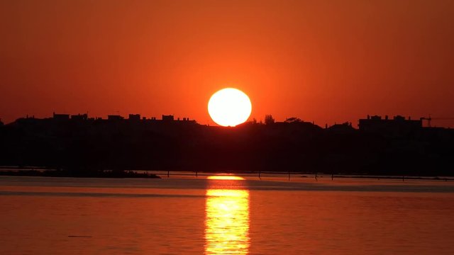 Evening Sunset At Ocean