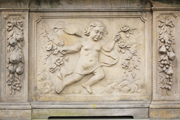 Balkony Relief Old Town Gdansk Poland