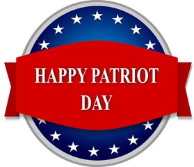 patriot day USA September 11 flag banner on illustration on white background