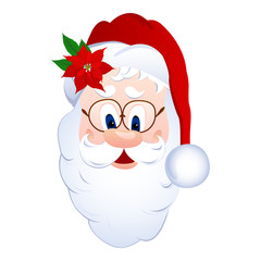 Cartoon Santa Claus head