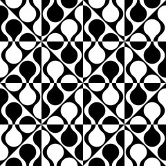 Fototapeta premium Seamless Curved Shape Pattern