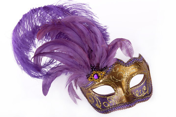 Lilac carnival mask 