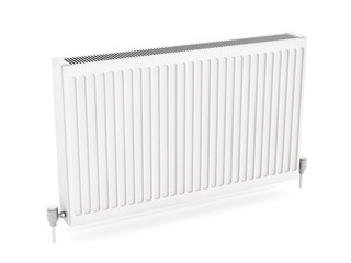 Radiator isolated on white background. 3D illustration