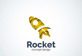 Rocket logo template