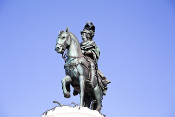 Fototapeta na wymiar Lisbon Statue of King Dom Jose