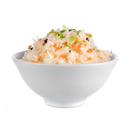 Fried rice with garlic butter