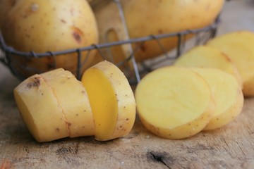 fresh potatoes
