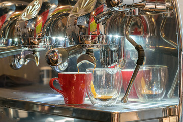 Barista Cafe Making Coffee Preparation Service Concept
