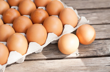 Picking Egg from The Carton of Eggs