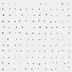 Minimal monochrome handwritten pattern dots, rounds
