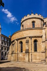 Temple Church a late 12 century church. London, England.