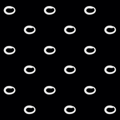 Minimal monochrome handwritten pattern dots, rounds