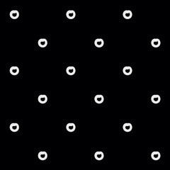 Minimal monochrome handwritten pattern dots, rounds