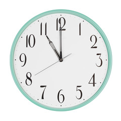 Exactly eleven hours on a round dial