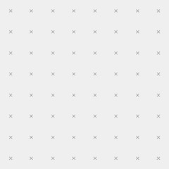 Minimal monochrome hand drawn pattern cross