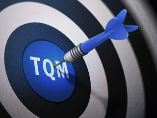 TQM target hitting by dart arrow