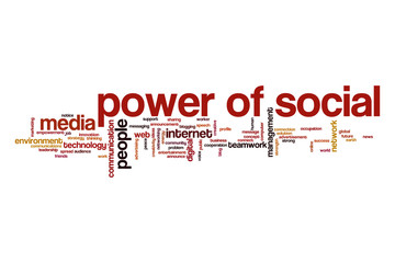 Power of social word cloud